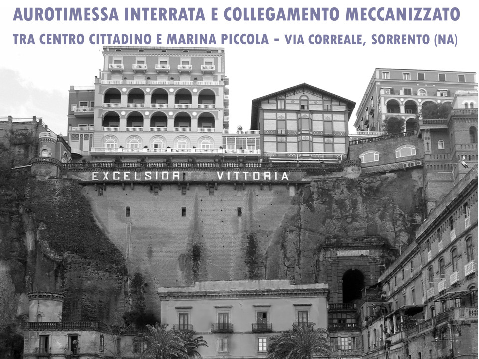 Autorimessa interrata e collegamento meccanizzato Sorrento