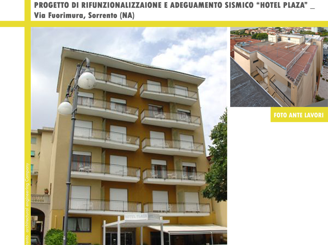 Rifunzionalizzazione e adeguamento sismico Hotel Plaza